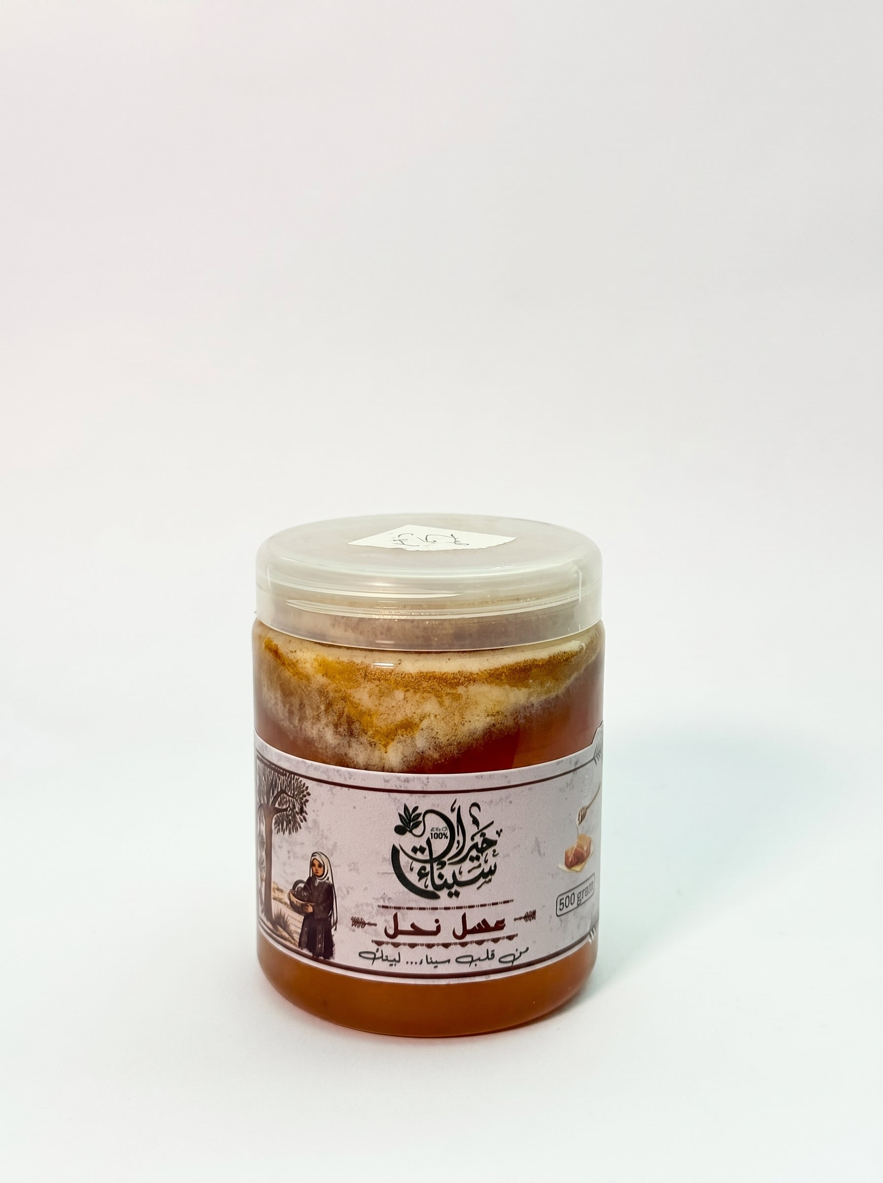 عسل بحبوب لقاح وجينسنغ – 500 جرام